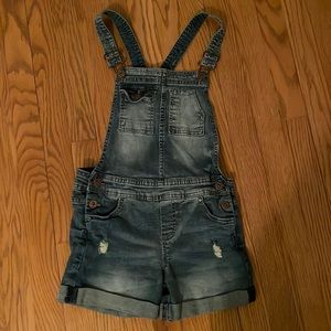 Lucky Brand Cuffed Hem Girls' Shortalls